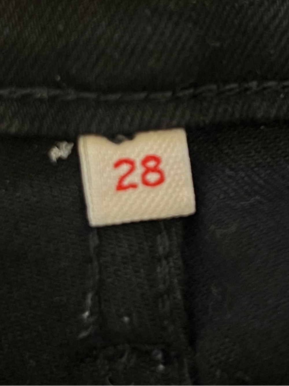 LEVI STRAUSS Women's Black Denim Jean Overalls Size 28 - Picture 3 of 5
